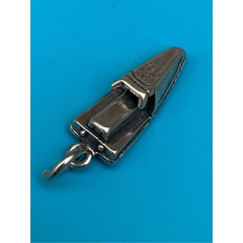 .925 Vintage Jet Ski Sterling Silver Jewelry Charm #sports #water